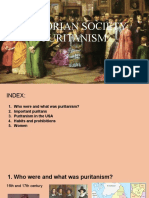 Victorian Society - Puritanism