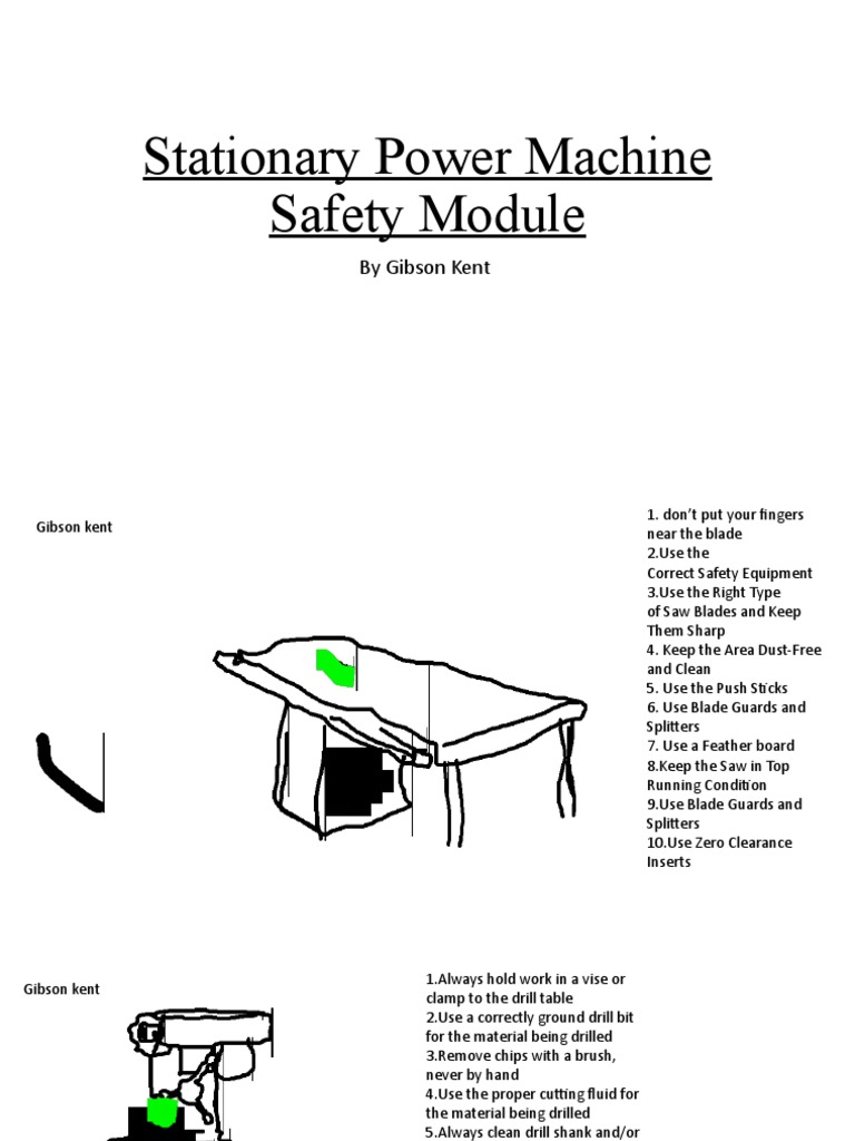 Power Tool Safety Module PDF Drill Industrial Processes