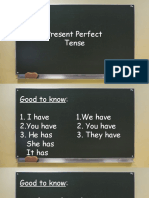 Present Perfect Tense Rules