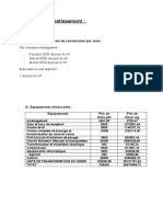 10-) Taux D'investissement:: 1) Location Du Terrain de Construction Par Zone