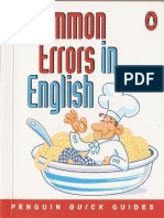 English=Common Errors in English