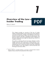 Overview of The Law of Insider Trading: Harry S. Davis