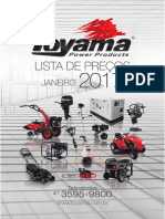 TOYAMA Lista de Preços Fev 2017 PDF