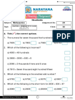 Class Iii Maths Amazing Assignment 20