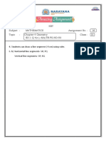  CLASS III MATHS ASSIGNMENT 16 KEY