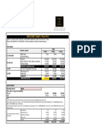 PRICE SHEET - BAND 1 (Floor P2-5) : Subtotal B: Agreement Value 82,04,816 91,29,899 90,73,828