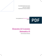 Apostila EAD - Elementos de Economia Matemática II