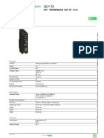 Interruptores Termomagnéticos QO - QOB - QO110