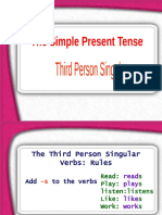 simple present conjug third person