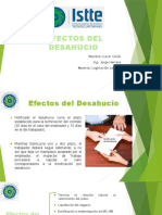 Efectos Del Desahucio