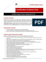 Certified Support Expert - Application Form