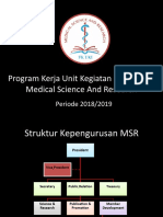 Program Kerja Unit Kegiatan MSR