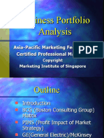 Business Portfolio Analysis