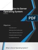 Introduction To Server OS