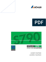 Tratamiento termico de acero ASTM M3 Tipo 2 fabricado por pulvimetalurgia