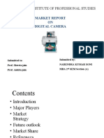 Pioneer Institute of Professional Studies Indore: Market Report ON Digital Camera