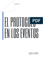 El Protocolo en Los Eventos