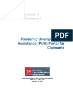Pandemic Unemployment Assistance (PUA) Portal For Claimants: Tennessee Department of Labor & Workforce Development
