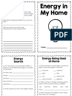 (Energy in My Home Booklet) - Energy in Our Lives