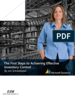 First Steps to Achieving Effective Inventory Control