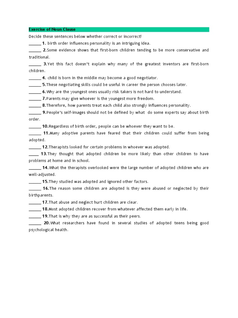 Decide These Sentences Below Whether Correct or Incorrect! | PDF | Self ...
