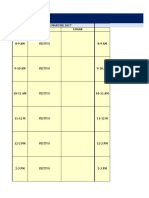 PLAN DE TRABAJO DEL 2 AL 6 DE MAYO DE 2017