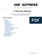 PWN Pad User Manual: Table of Contents