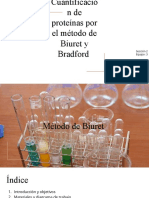 Cuantificación de proteínas por métodos de Biuret y Bradford