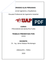 Procesos de manufactura