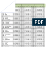 SMP Negeri 45 Palembang Leger Nilai Siswa Kelas Kelas 9.8 Tahun Pelajaran: 2019 / 2020, Semester: 1