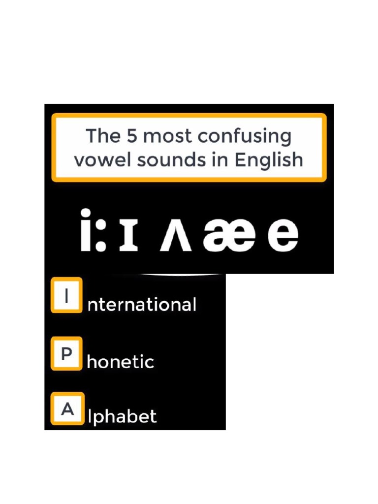 Confusing English Vowel Sounds Explained | PDF