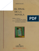 Kunz, Marco - El Final de La Novela Teoría, Técnica y Análisis Del Cierre