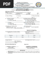 Application For Leave: Pangasinan1@deped - Gov.ph