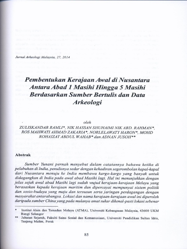 Article 1 Sej Asia Tenggara Pdf
