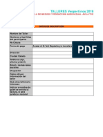 Planilla de inscripción talleres EMPA