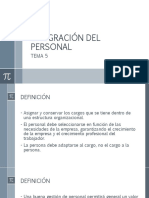 5-Integración Del Personal