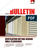 Branz BU578 Ventilation Drying Behind Wall Claddings
