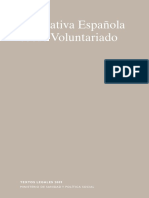 Normativa Espanola Sobre Voluntariado