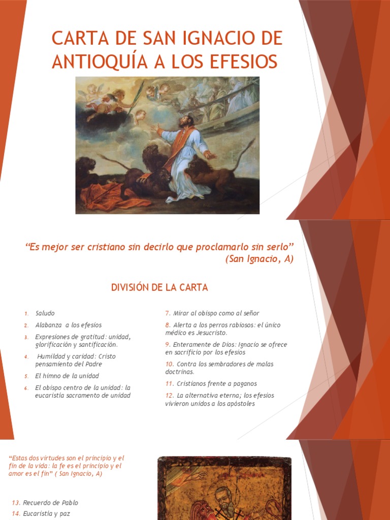 Diapositivas Carta de San Ignacio de