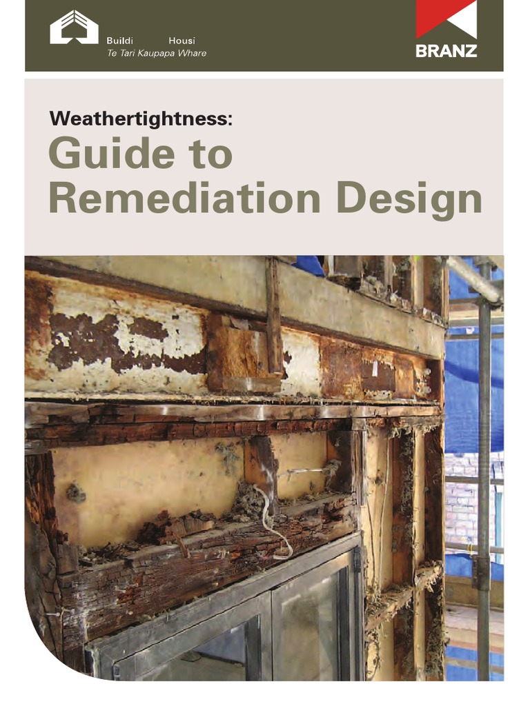 Weathertightness Remediation Guide NZ | PDF | Lumber | Risk
