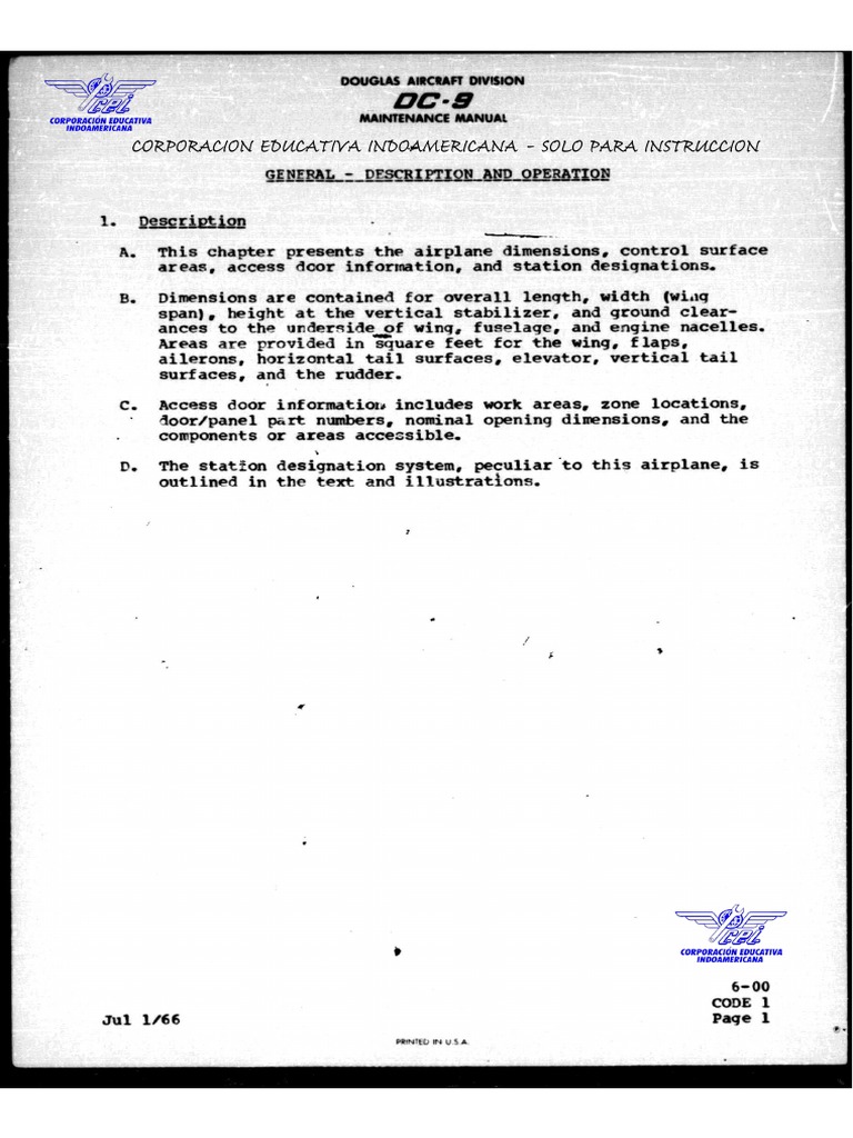 Ata 6-00 General - Description and Operation. | PDF