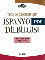Turk Ogrenciler Icin Ispanyolca Dilbilgi