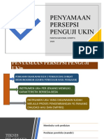 Penyamaan Persepsi Penguji UKin