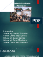 Presentacion de La Batalla de San Pedro de Perulapan
