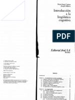 Cuenca y Hilferty - Introduccion A La Linguistica Cognitiva Cap. 1 - 1999 (4ta. Ed. 2007)