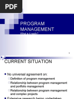 Program Management: What Is It Really?