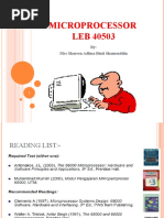 Microprocessor LEB 40503: By: Mrs Shareen Adlina Binti Shamsuddin