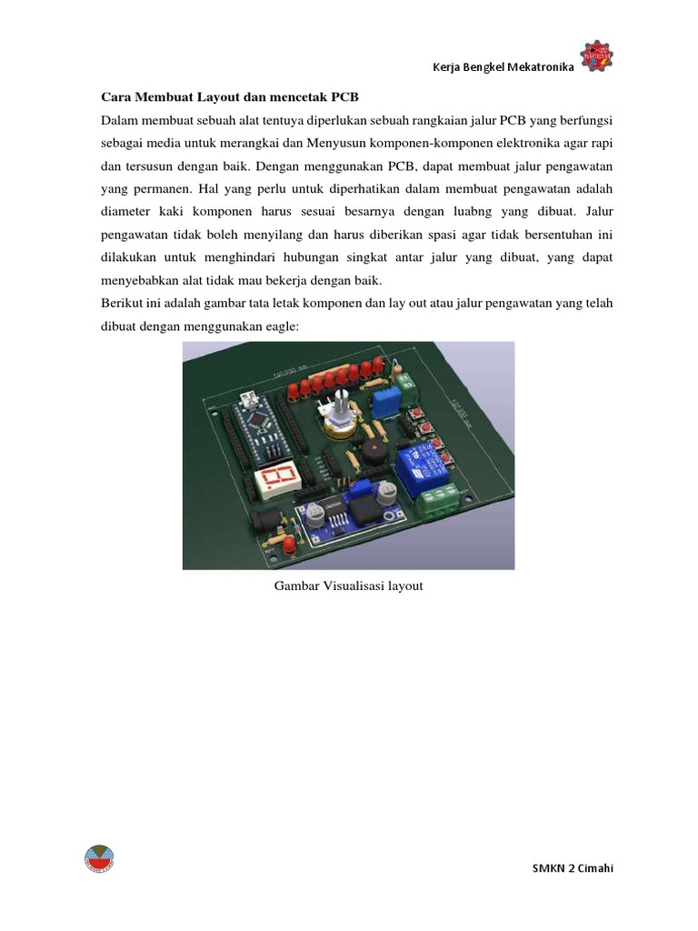 Cara Membuat Layout Dan Mencetak PCB | PDF | Seni