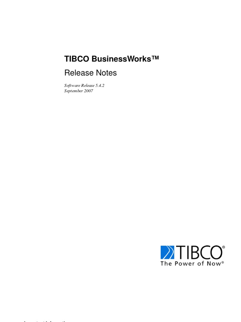 Tib BW Release Notes | PDF | Graphical User Interfaces | Xml Schema
