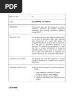 Module 3 Descriptive Statistics Final(2)